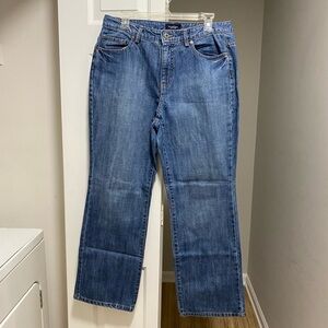 Sonoma Straight Leg Blue Jeans Medium Wash